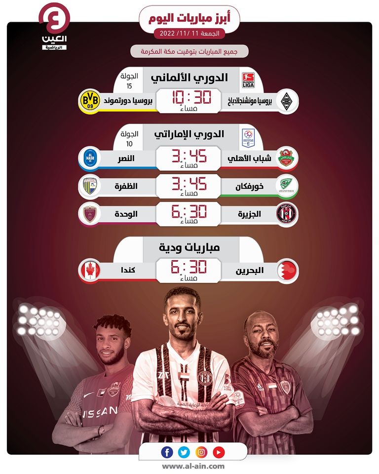 الجزيرة والوحدة في الدوري الإماراتي