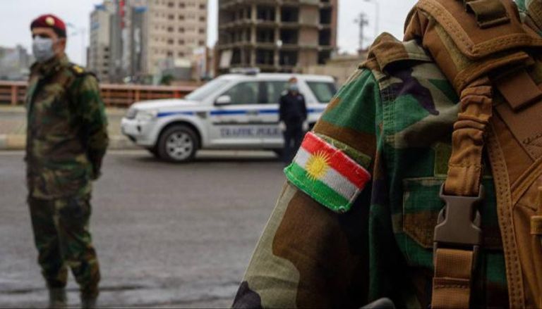 عناصر من شرطة كردستان خلال مهمة أمنية- أرشيفية