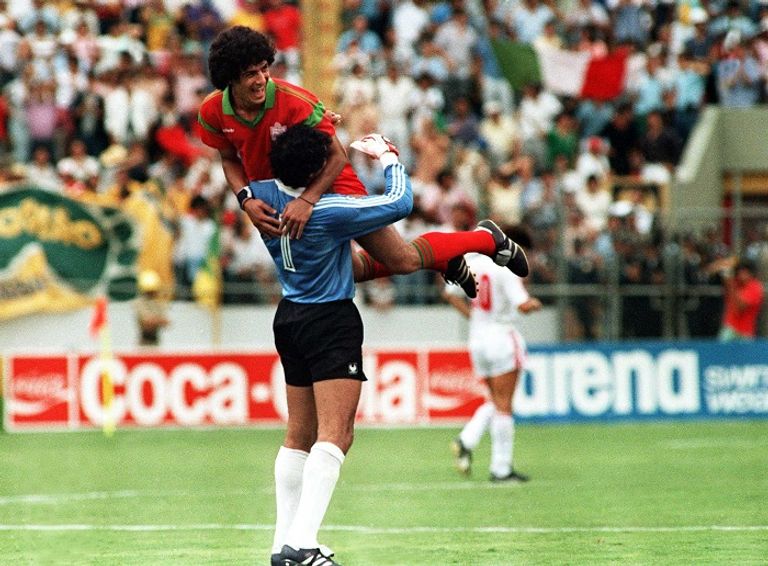 منتخب المغرب من فوز الجزائر على ألمانيا في مونديال 1982