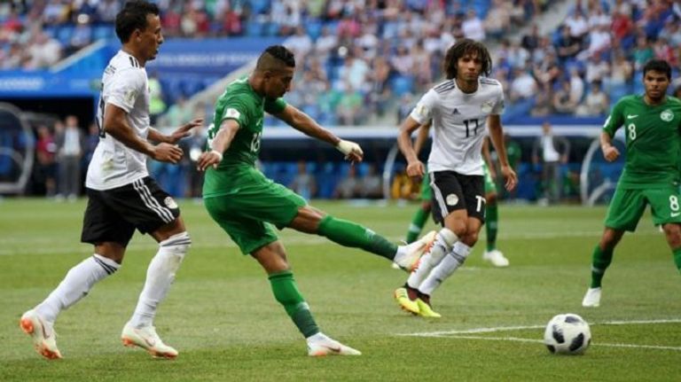 منتخب مصر ضد السعودية من فوز الجزائر على ألمانيا في مونديال 1982