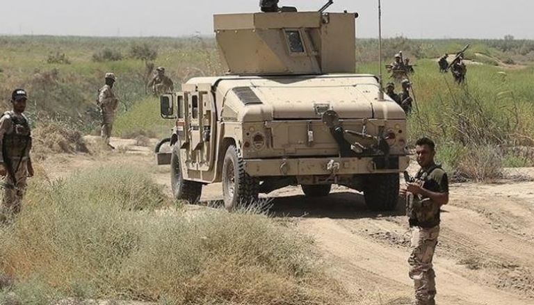 قوة من الجيش العراقي عند منطقة الطارمية 