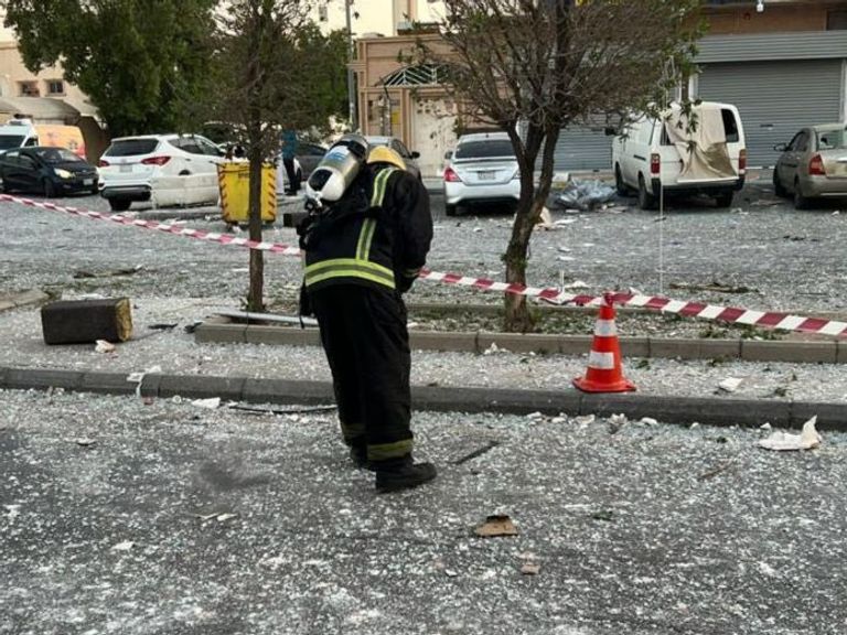 حريق مطعم في السعودية