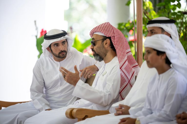 الشيخ محمد بن زايد آل نهيان والشيخ محمد بن راشد آل مكتوم