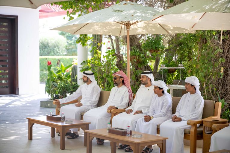 الشيخ محمد بن زايد آل نهيان والشيخ محمد بن راشد آل مكتوم