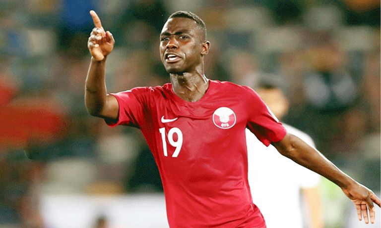 المعز علي منتخب قطر