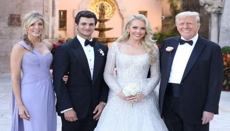 جانب من حفل زفاف ابنة ترامب على رجل الأعمال اللبناني الأمريكي بولس