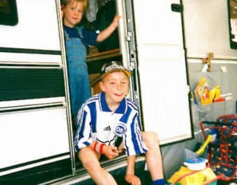 إريكسين طفلاً