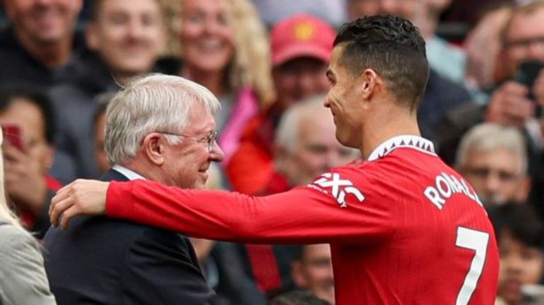 كريستيانو رونالدو وفيرجسون في مانشستر يونايتد كريستيانو رونالدو نجم مانشستر يونايتد