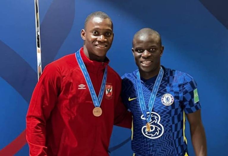 كانتي وديانج أليو ديانج لاعب وسط الأهلي المصري