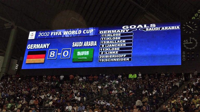 ألمانيا والسعودية كأس العالم