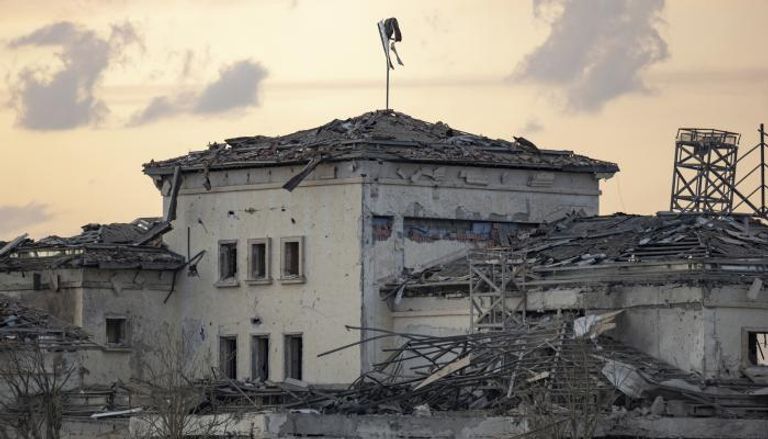 مبنى تضرر  جراء قصف إيراني طال أربيل -أرشيفية