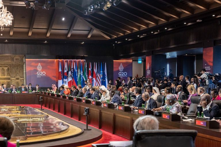 مشاركة الشيخ محمد بن زايد آل نهيان في قمة العشرين