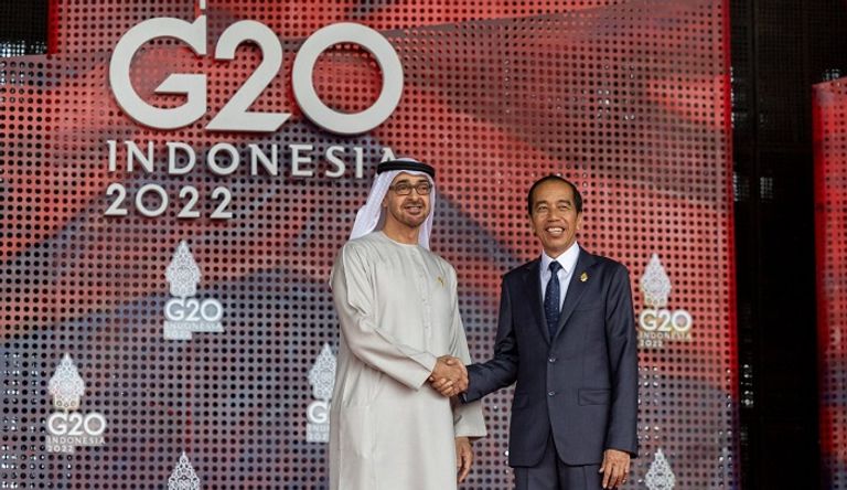 مشاركة الشيخ محمد بن زايد آل نهيان في قمة العشرين