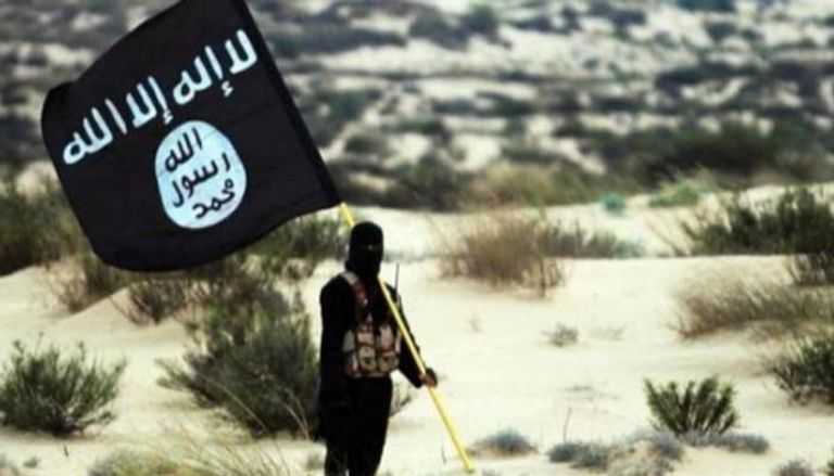أحد عناصر تنظيم داعش الإرهابي - أرشيفية
