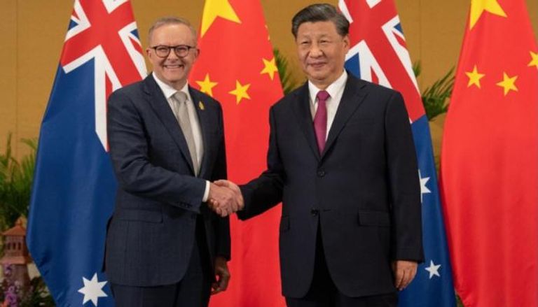 الرئيس الصيني ورئيس وزراء أستراليا