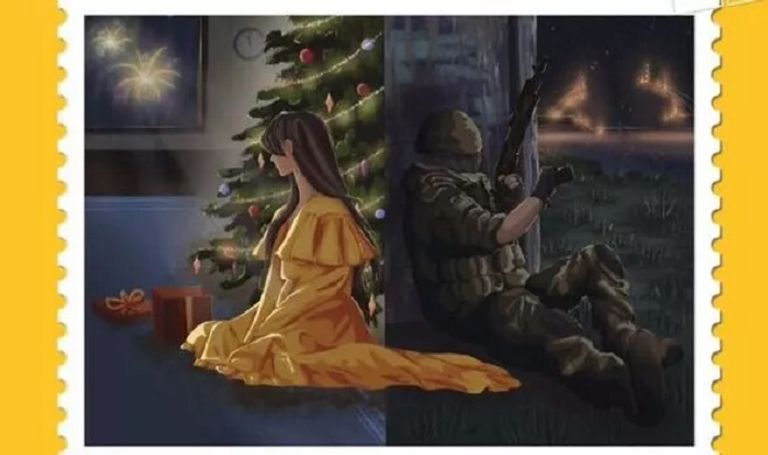 جدارية بانكسي في أوكرانيا