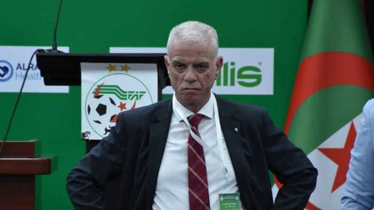 جهيد زفيزف رئيس اتحاد الكرة الجزائري منتخب الجزائر