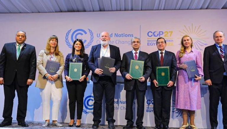 توقيع اتفاق بين الاتحاد الأوروبي ومصر بشأن الهيدروجين الأخضر