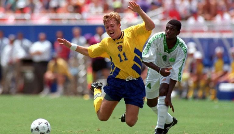 السعودية والسويد في 94 هدف هولندا أمام السعودية في 1994