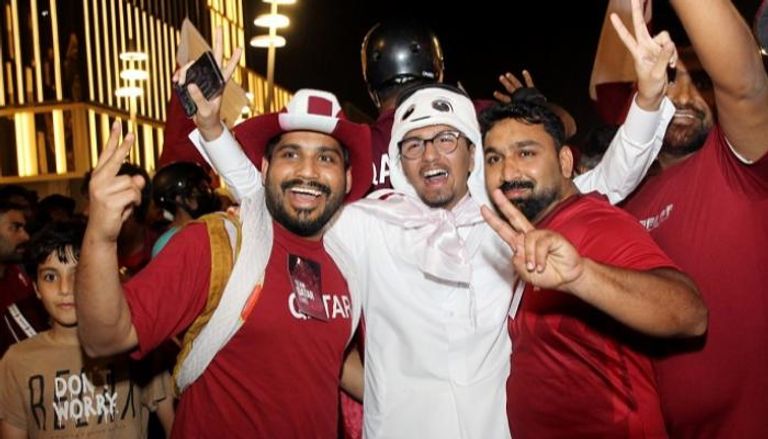 مشجعو قطر في كأس العالم