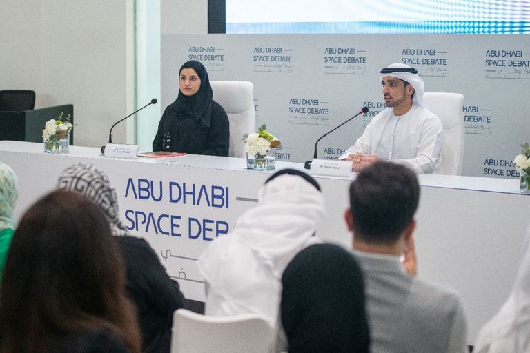 مؤتمر إعلان تفاصيل استضافة حوار أبوظبي للفضاء