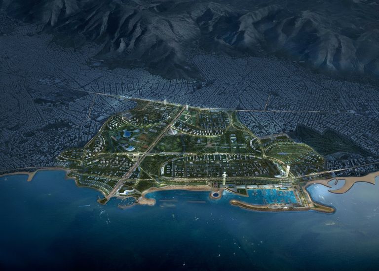 تصميم مشروع مدينة Ellinikon  تصميم مشروع مدينة Ellinikon