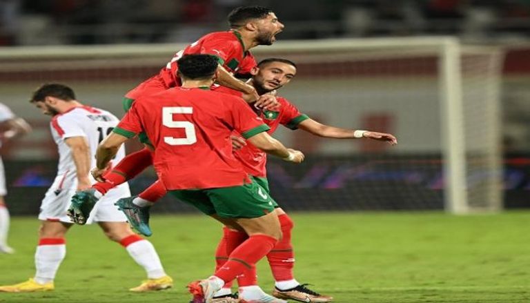 من مباراة المغرب وجورجيا