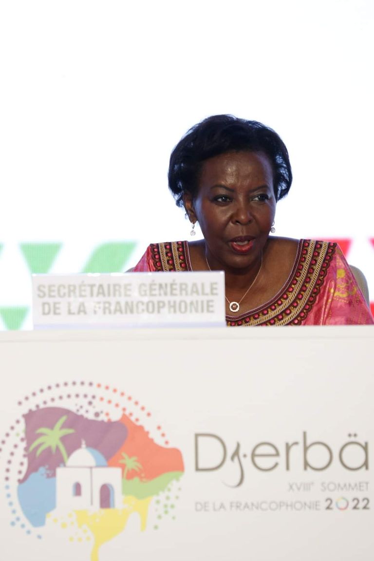 الأمينة العامة للمنظمة الدولية للفرنكوفونية