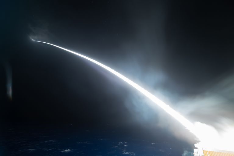 جانب من اختبار القبة الحديدية الجديدة