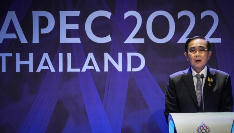 رئيس وزراء تايلاند برايوت تشان أوتشا خلال المنتدى