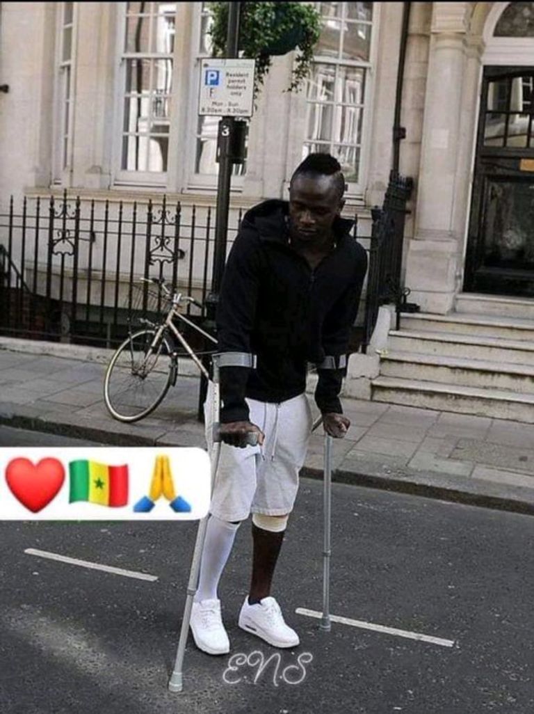 ساديو ماني لاعب منتخب السنغال