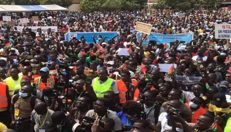 مظاهرات سابقة في بوركينا فاسو