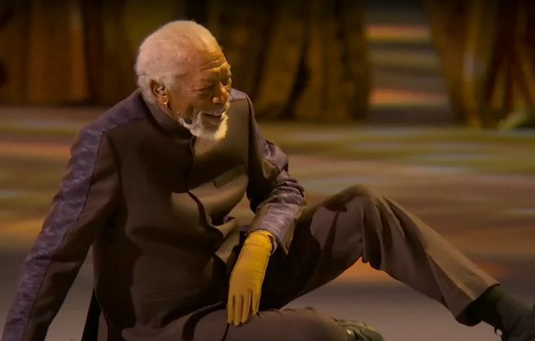 مورجان فريمان والشاب غانم المفتاح