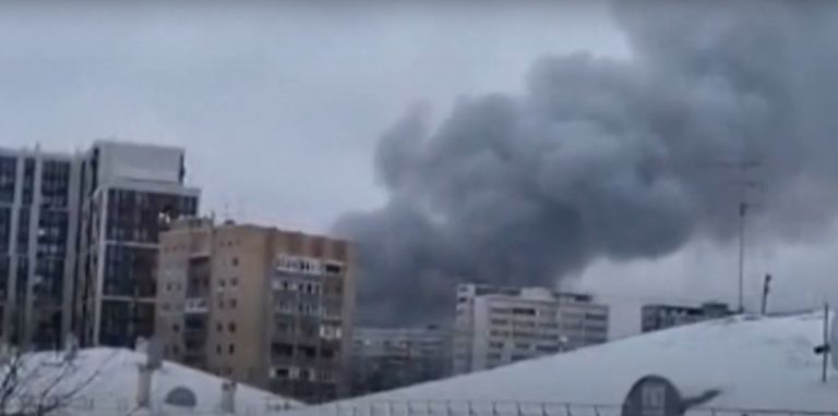 جانب من الحريق