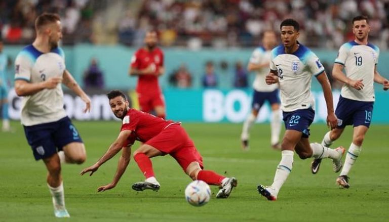 من مباراة إنجلترا وإيران في كأس العالم 2022