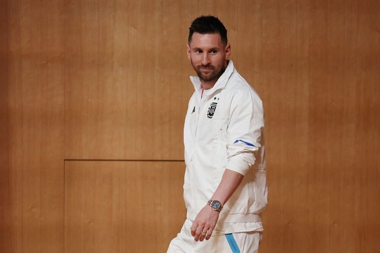 ليونيل ميسي نجم منتخب الأرجنتين