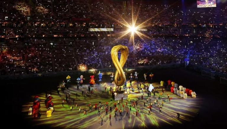 جانب من حفل افتتاح كأس العالم قطر 2022