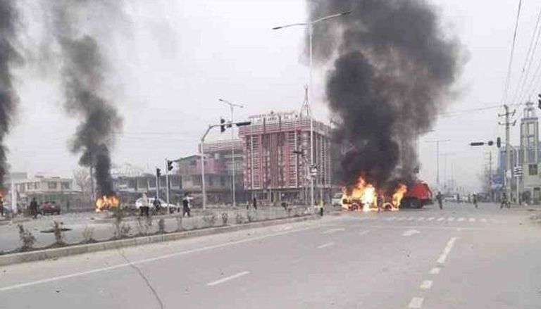 انفجار سابق في العاصمة كابول