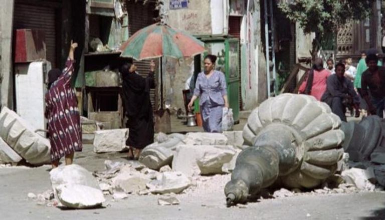 زلزال مصر عام 1992- أرشيفية