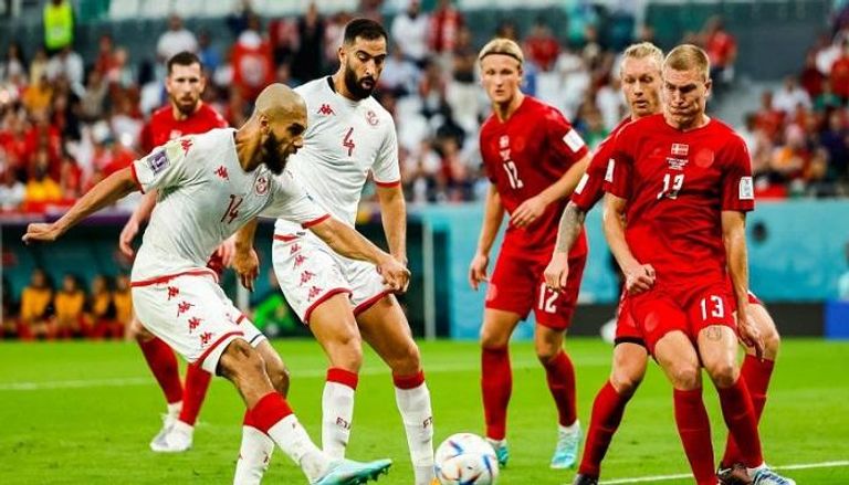 منتخب تونس ضد الدنمارك