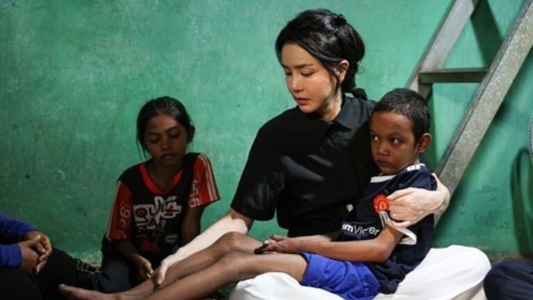 رئيس كوريا الجنوبية وزوجته كيم كيون