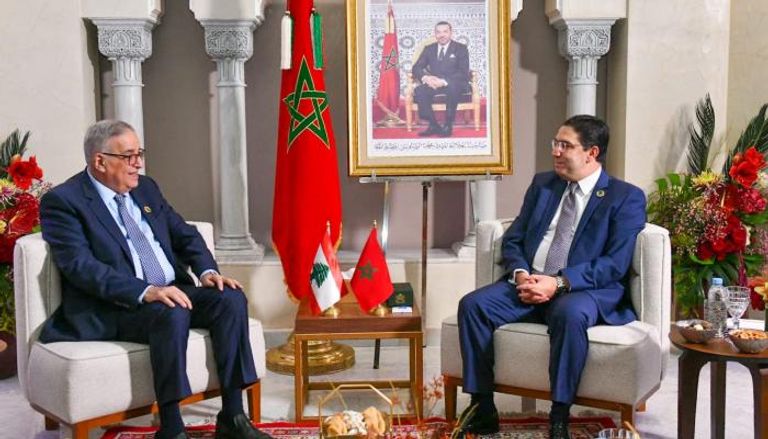 وزيرا الخارجية المغربي واللبناني