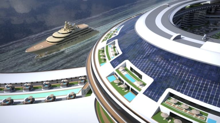 تصميم اليخت "Pangea"