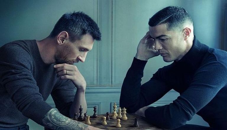 ليونيل ميسي وكريستيانو رونالدو مصطفى بيضوضان نجم الكرة المغربية السابق