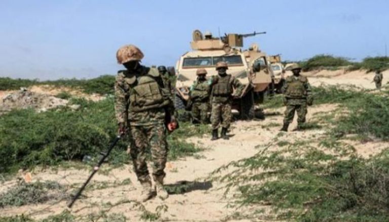 قوات من أميصوم في الصومال خلال دورية تفتيش - أرشيفية