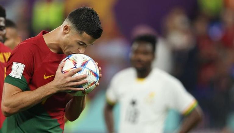 رونالدو من مباراة غانا والبرتغال