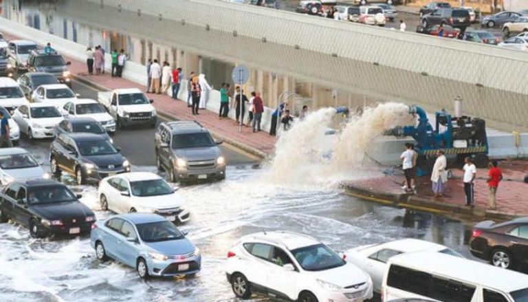 الأمطار في جدة - أرشيفية