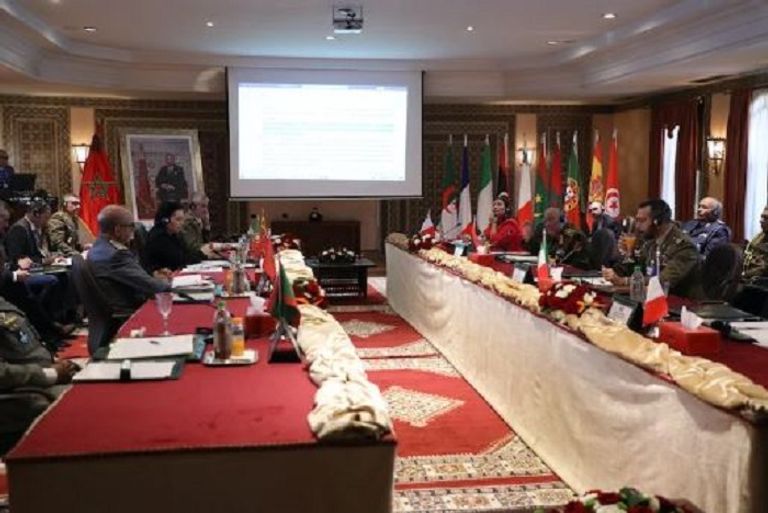 جانب من اجتماعات مبادرة (5+5) دفاع بالمغرب