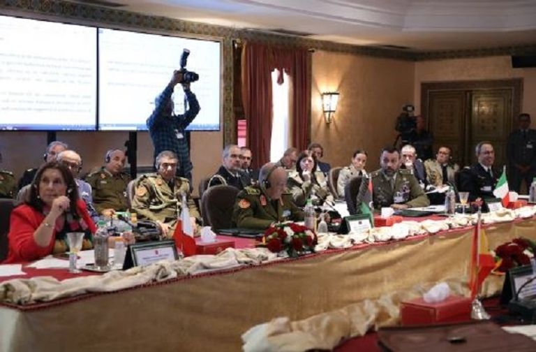 جانب من اجتماعات مبادرة (5+5) دفاع بالمغرب