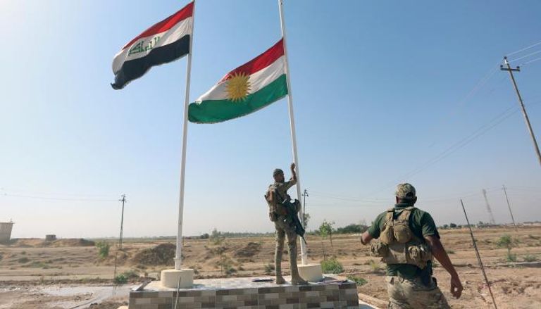 نقطة حدودية بين إيران وكردستان العراق